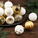 Набор пластиковых шаров Shine Collection: Christmas Jazz 8 см, 42 шт