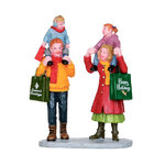 Фигурка Семейный Рождественский шопинг 9 см