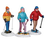 Набор фигурок Лыжники на прогулке, 7 см