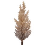 Декоративная ветка с перьями Серенити 88 см кремовая