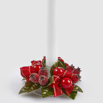 Венок для свечи Ягоды шиповника 10 см