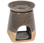 Керамическая аромалампа Darlington 11*9 см темно-серая