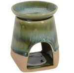 Керамическая аромалампа Darlington 11*9 см зеленая