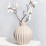 Керамическая ваза Локерби 16 см бежевая