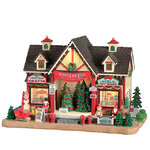 Домик Рождественская выставка Winterfest 27*17 см, подсветка