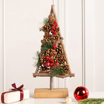 Деревянная елка с шишками Лесная Симфония 56 см