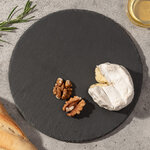 Тарелка для сыра 20 см, сланец