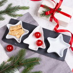 Менажница новогодняя White Night 29*12 см, 4 предмета