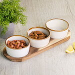 Набор для сервировки Brilly Creme Long 32 см, 4 предмета