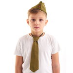 Карнавальный набор галстук и военная пилотка 48 см
