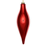 Елочная игрушка Сосулька Campello 30 см красная, подвеска