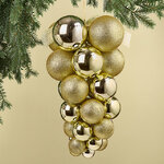 Гроздь из пластиковых шаров Almansora 50 см золотая