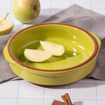 Керамическое блюдо Селена 18*4 см, 650 мл, салатовое