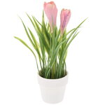Искусственный цветок в горшке Staines - Крокус 21 см