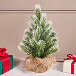 Настольная елка в мешочке Toronto заснеженная 30 см, ЛИТАЯ 100%