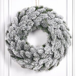 Венок Астер заснеженный 45 см, ЛИТАЯ 100%