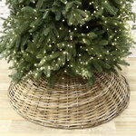 Плетеная корзина для елки Нордик 105*25 см светлое дерево