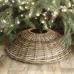 Плетеная корзина для елки Нордик 62*18 см светлое дерево