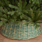Плетеная корзина для елки Джамберто 65*26 см зеленая
