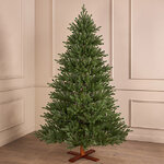 Искусственная елка Вермонт 183 см, ЛИТАЯ 100%, с деревянной подставкой