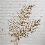 Декоративный лист Пальма из Мадейры 83 см, темное золото
