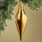 Елочная игрушка Сосулька Campello 50 см золотая