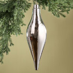 Елочная игрушка Сосулька Campello 50 см серебряная