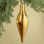 Елочная игрушка Сосулька Campello 40 см золотая