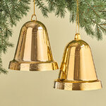 Елочная игрушка Колокольчик Xmas Peal 15 см золотой, 2 шт