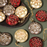 Набор стеклянных шаров Liccana-Nardi 8 см, 12 шт