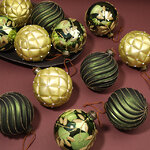 Коллекция стеклянных шаров Dalmine - Новогодний Перезвон 10 см, 12 шт