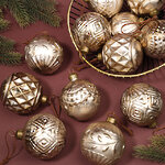 Набор стеклянных шаров Rovere Veronese 8 см, 12 шт
