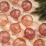 Набор стеклянных шаров Fiume-Veneto 8 см, 12 шт