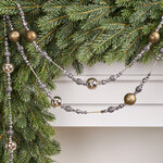 Стеклянные бусы на елку Venetiko - Новогодние Вихри 160 см