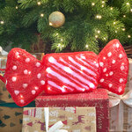 Светодиодная фигура Конфета в полоску - Bonne Аnnee 44 см, 40 холодных белых LED ламп, акрил, IP44