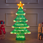 Светодиодная елка - Новогоднее веселье 103 см, 150 разноцветных LED ламп, акрил, IP44