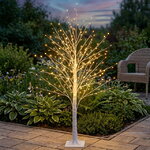 Светодиодное дерево Эдинбург 120 см, 288 теплых белых LED ламп с мерцанием, IP44