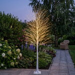 Светодиодное дерево Эдинбург 240 см, 1152 теплых белых LED ламп с мерцанием, IP44