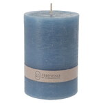 Декоративная свеча Рикардо 10*7 см голубая