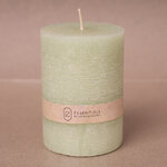 Декоративная свеча Рикардо 10*7 см мятная