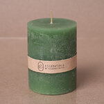Декоративная свеча Рикардо 8*6 см зеленая
