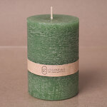 Декоративная свеча Рикардо 10*7 см зеленая