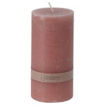 Декоративная свеча Рикардо 14*7 см розовая