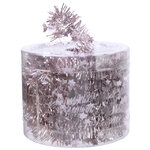 Мишура Звездная 7 м*30 мм розовый бутон