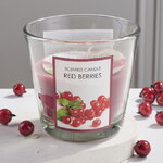 Ароматическая свеча Red Berries 8 см, в стеклянном стакане