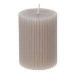 Декоративная свеча Эстри 8*6 см серая