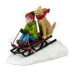 Фигурка На санях с ветерком 7 см