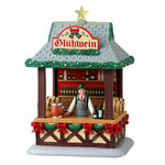 Композиция Лавка с глинтвейном 16*11 см