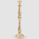 Декоративный подсвечник-канделябр на 1 свечу Cristallerie 41 см шампань