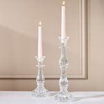 Декоративный подсвечник-канделябр на 1 свечу Cristallerie 31 см